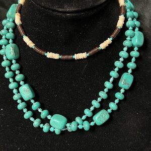 Premier Designs Howlite  Turquoise Necklace